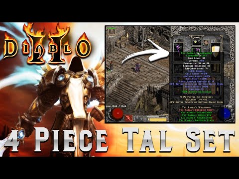 The 4 Piece Tal Rasha's Light Sorc Build - A new magic find meta build? - Diablo 2
