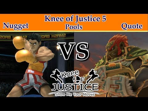 KoJ5- Nugget (Little Mac) VS Quote (Ganondorf) Knee of Justice #5 Pools