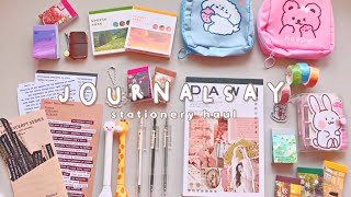 journal with me 🍒 unboxing new stationery ft. journalsay 🍧