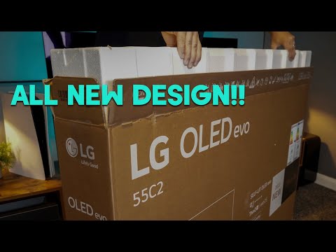 LG C2 55" Unboxing & Set Up This is More Like it