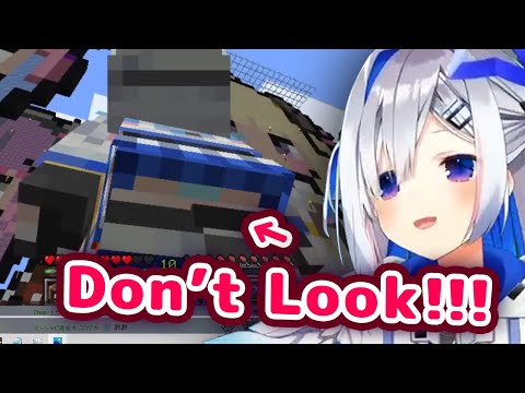Vtube Tengoku - Kanata Finds Out Her Pantsu Are Visible In Minecraft【ENG Sub/Hololive】