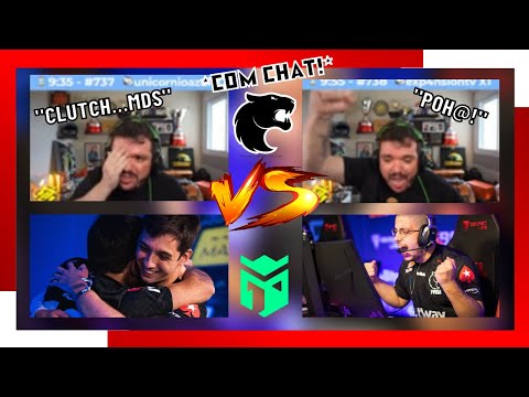 GAULES REAGINDO ao ÚLTIMO ROUND (Clutch do Vini) FURIA vs ENTROPIQ - PGL: MAJOR