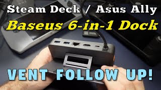 Baseus 6-in-1 Dock Followup - WHAT ABOUT THE VENTS?