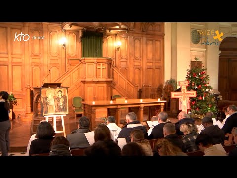 Evening prayer in Pentemont temple - international version