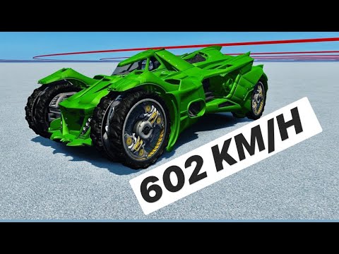 Batmobile with NOS 602 KM/H Top Speed - Endless Floor