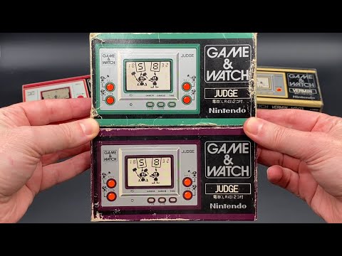 Nintendo Game & Watch - Judge (IP-05) Purple & Green Unboxing and Gameplay
