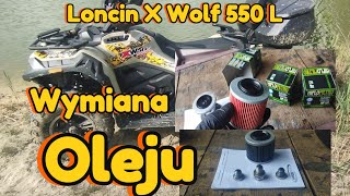 Wymiana oleju Loncin Xwolf 550 L Cf Moto