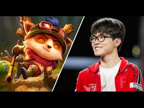 WHEN FAKER PLAYS TEEMO - League of Legends