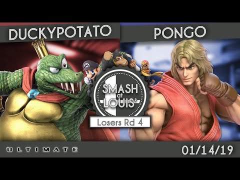 Duckypotato (K. Rool) vs. Pongo (Ken) - Losers Rd 4 - Smash @ Louis' #1