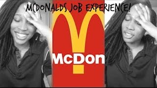 Working at Mcdonalds | Job Interview | Diane Chante