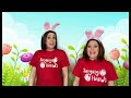 Makaton FIVE LITTLE BUNNIES Singing Hands