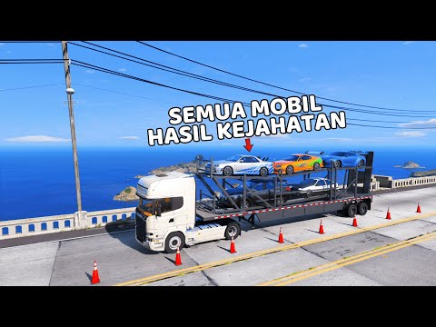 HOT PURSUIT PENGANTARAN MOBIL HASIL PERAMPOKAN - GTA 5 MOD