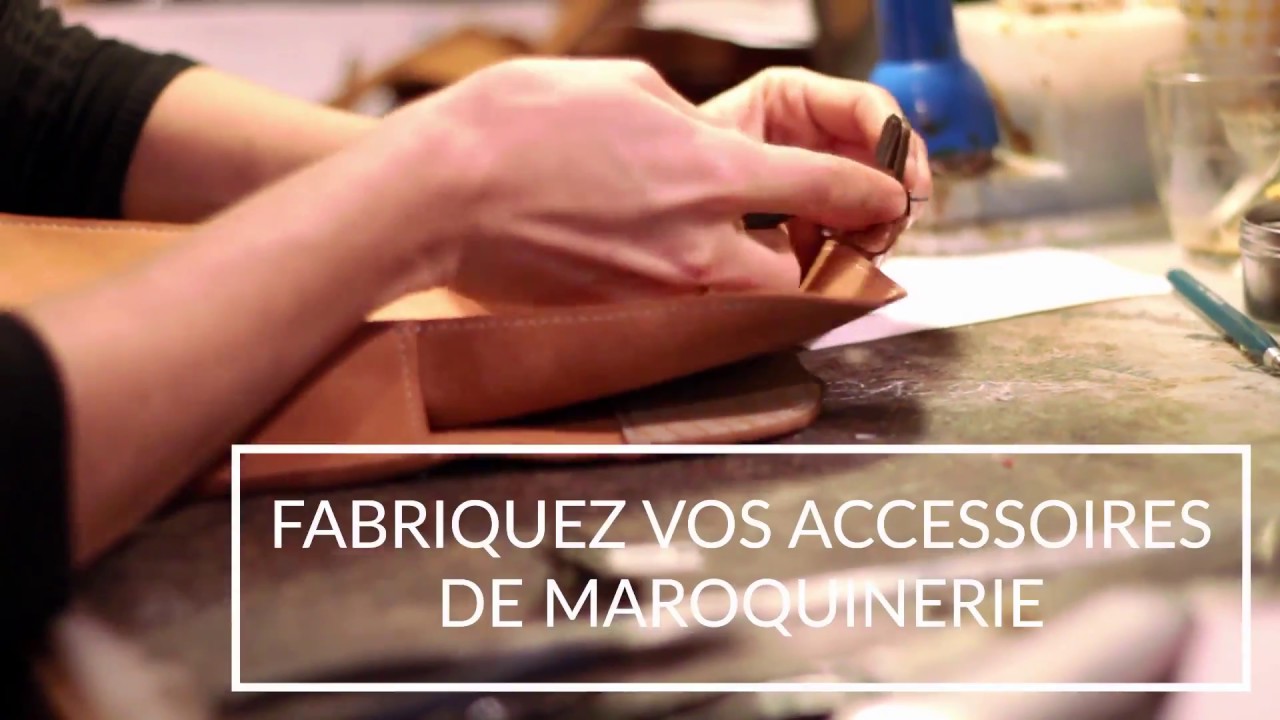Fabriquez votre pochette en cuir - Vidéo