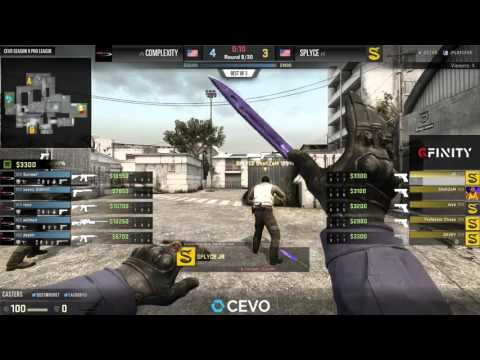compLexity vs Splyce Game 1 (CEVO-P CS:GO Season 9) - Dust & LATORR