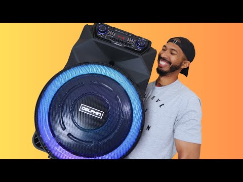 Dolphin SP-18RBT: 18" Portable Party Speaker with Powerful Bass image 6