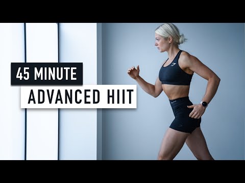 No Equipment 45 MIN KILLER HIIT IT HARD Workout - no repeat, for advanced