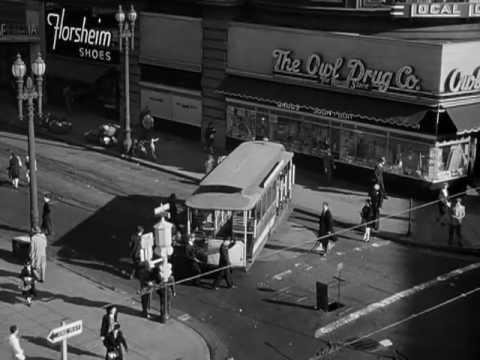 1947 Views of San Francisco from "Dark Passage".