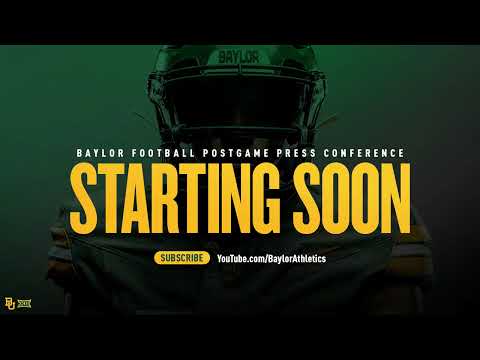 Baylor Football: Postgame Press Conference vs. Houston | November 29, 2025