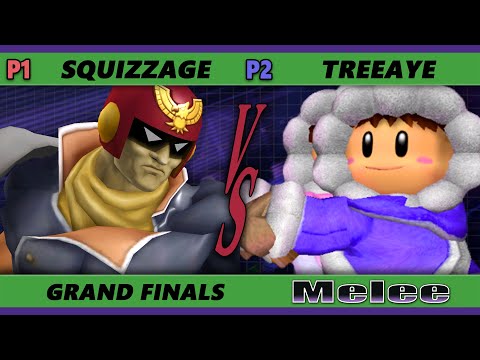 S@X 437 GRAND FINALS - squizzage (Captain Falcon) Vs. Treeaye [L] (Ice Climbers) Smash Melee - SSBM