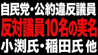 自民党・公約の消費減税に反対した議員10名|哀れな有権者？