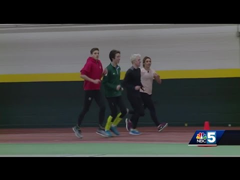 Top UVM athletes run through pre-race routine