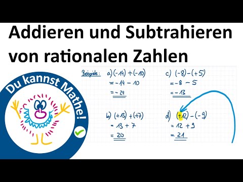 Addieren und Subtrahieren von rationalen Zahlen