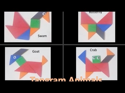 Tangram Animals | Tangram Activity | How to make Tangram Animals | Kids Fun Activity