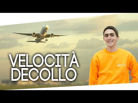 At what speed does an airplane take off and land?