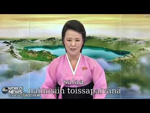 Pohjois-korean uutisia suomi teksteillä