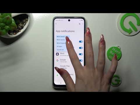 How to Turn On/Off App Notifications on MOTOROLA Moto G73? - Manage Notifications
