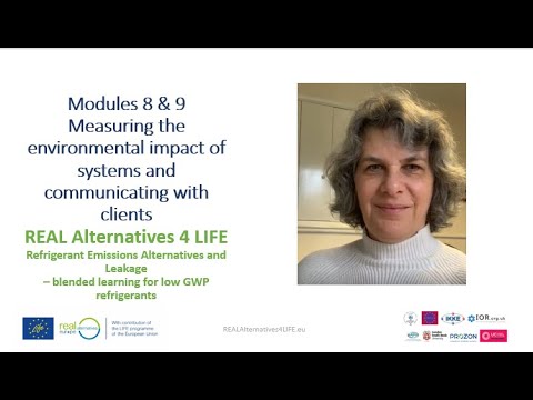 Introduction to Modules 8 & 9 on environmental impact of refrigeration systems