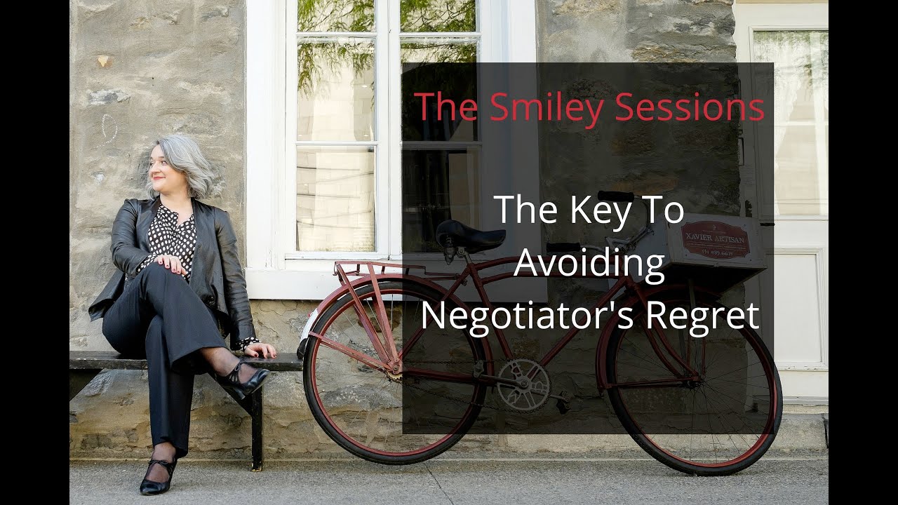 The Key To Avoiding Negotiator's Regret