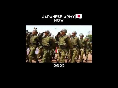 Japanese Army Now Vs Then🇯🇵 #shorts #history #military #japan