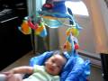 Ethan Playing In His Swing