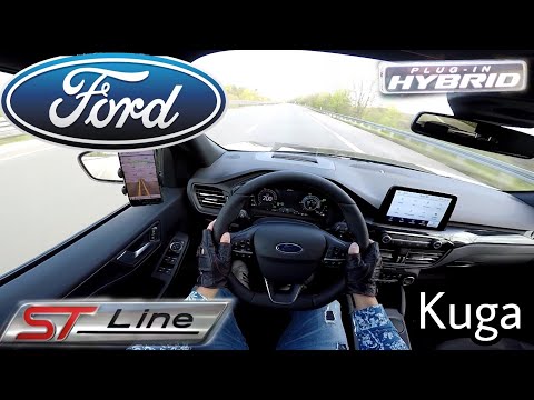2020 Ford Kuga 2.5 l Duratec Plug-in-Hybrid (225 PS) POV Testdrive AUTOBAHN Beschleunigung & Speed