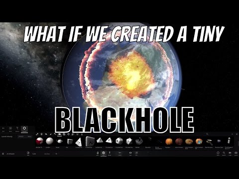 What If a Tiny Black Hole Appeared Next To Earth?