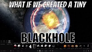 What If a Tiny Black Hole Appeared Next To Earth?