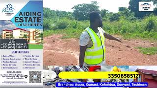 First on the Road | 4 Plots of land located at Tanoso – Duayaw Nkwanta Road