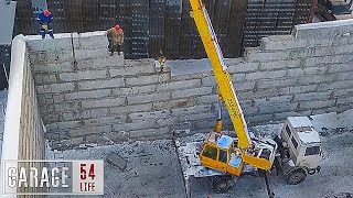 ГАРАЖ МЕЧТЫ 54 - РАЗБИРАЕМ СТЕНЫ стройка ПОШЛА