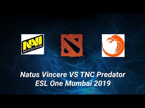 Natus Vincere VS TNC Predator ESL One Mumbai 2019 Game 2 (Full Length)