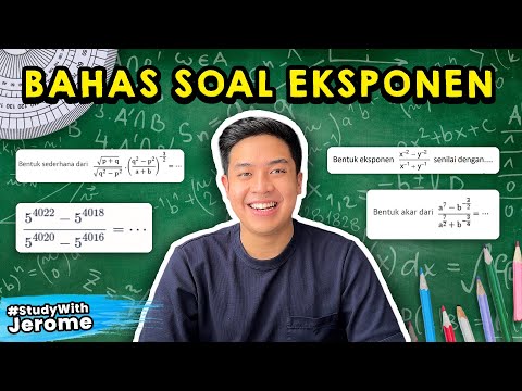 SERU! BAHAS 15 SOAL EKSPONEN (AKAR & PANGKAT)! | STUDY WITH JEROME POLIN