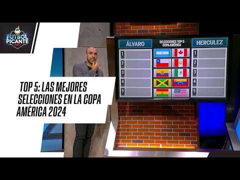 TOP 5 | Las MEJORES SELECCIONES en la COPA AMÉRICA 2024 | FUTBOL PICANTE