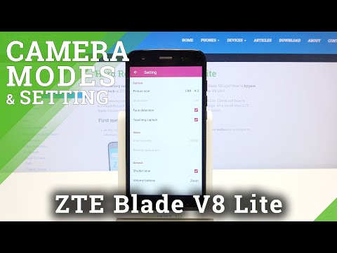 How to Change Photo Size on ZTE Blade V8 Lite – Camera Options