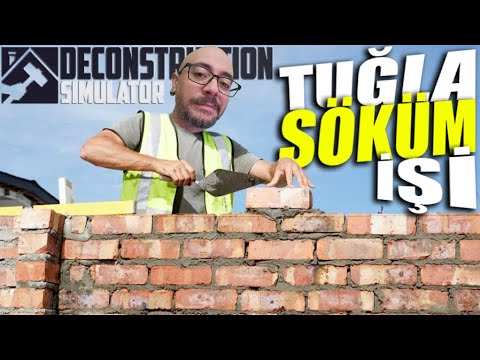 EKSTRA PARA KAZANMA YÖNTEMİ BULDUK !! EVİN TUĞLALARINI SÖKÜP SATIYORUZ | DECONSTRUCTION SIMULATOR !!