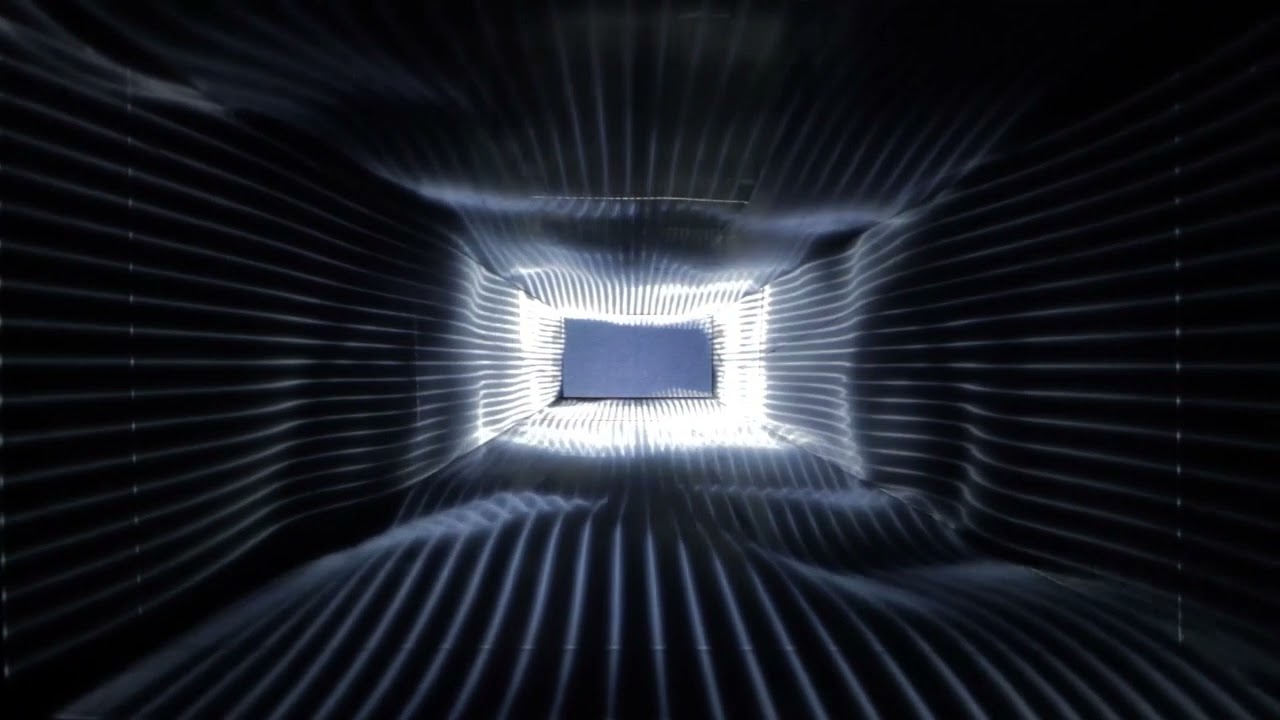 Amazing perspective projection installation
