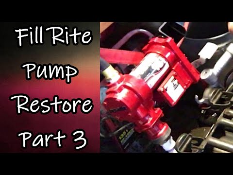 Testing the Fill Rite Pump Pump Restore # 3