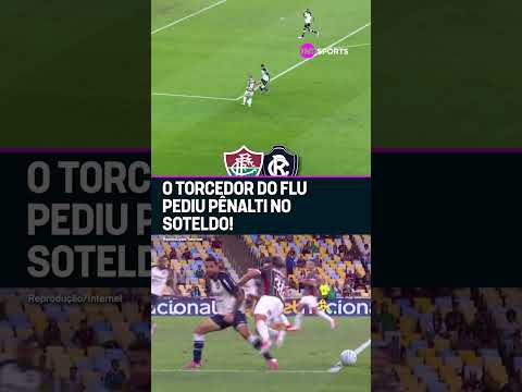 PÊNALTI OU NÃO? A TORCIDA DO FLU FICOU NA BRONCA! #shorts