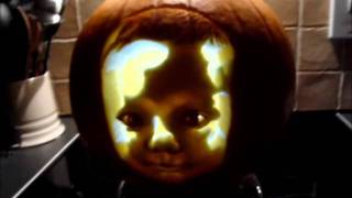 preview picture of video 'Caislin's Pumpkin Head 2011 The Movie Pumpkin Carving!'