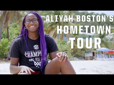 Aliyah Boston's upbringing and decision to leave the Virgin Islands to pursue her basketball career