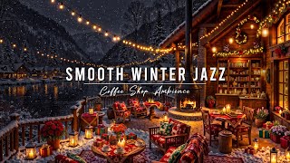 Download lagu Smooth Winter Jazz Music for Work, Study ⛄ Cozy Coffee Porch Ambience with Relaxing Piano Jazz Music mp3